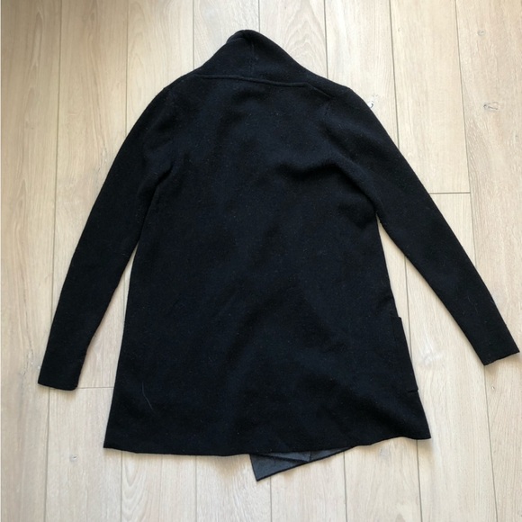 Babaton Merino Wool Black & Grey Cardigan - Picture 3 of 12